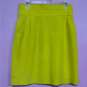 Gianni Bini Vibrant Yellow Pencil Skirt